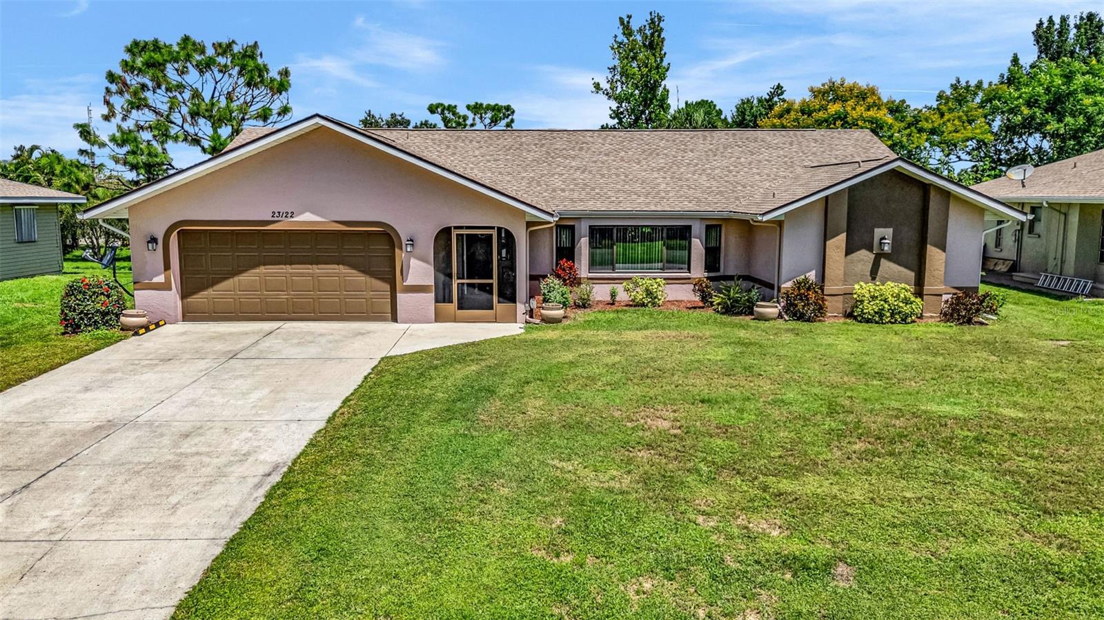 OWNER WILL HOLD 2ND MORTGAGE OR ASSIST WITH CLOSING COSTS!
Don’t miss this incredible opportunity to own a beautifully maintained and spacious 3-bedroom, 2-bathroom home boasting 2,152 sq ft of comfortable living space. Each of the three generously sized bedrooms features its own walk-in closet—offering ample storage and a touch of luxury throughout.
Recent upgrades include a new roof (2022) and impact windows throughout, providing peace of mind, improved energy efficiency, and storm protection. Step outside to a large backyard with plenty of space to build your dream pool. The expansive patio area includes a hot tub, making it ideal for entertaining or simply relaxing in your private outdoor oasis.
Located in a convenient neighborhood close to schools, shopping, and major highways—this home checks all the boxes for location, lifestyle, and value. Plus, take advantage of flexible financing options from the seller, including assistance with closing costs or a second mortgage.
This one won’t last—schedule your showing today!