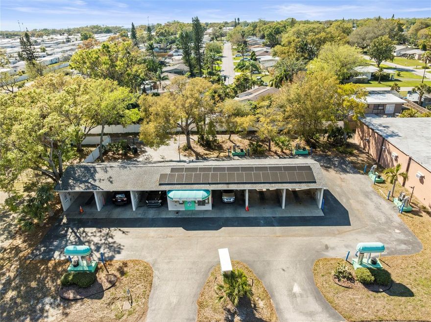 Looking for a great investment opportunity, this 6 self-serve bay car wash comes with purchasing the land along with the business. This business offers a unique investment opportunity with stable income potential (a true triple-net investment),low operational overhead, and a strong customer base in a high-traffic area located along Seminole Boulevard with daily traffic of 37,500 cars and has a eco-friendly component with solar panels. The car wash is an established business, zoning A, providing high-quality services with reliable equipment and has great room for profitability. The property currently does have a lease, but can be broken upon purchase of business.