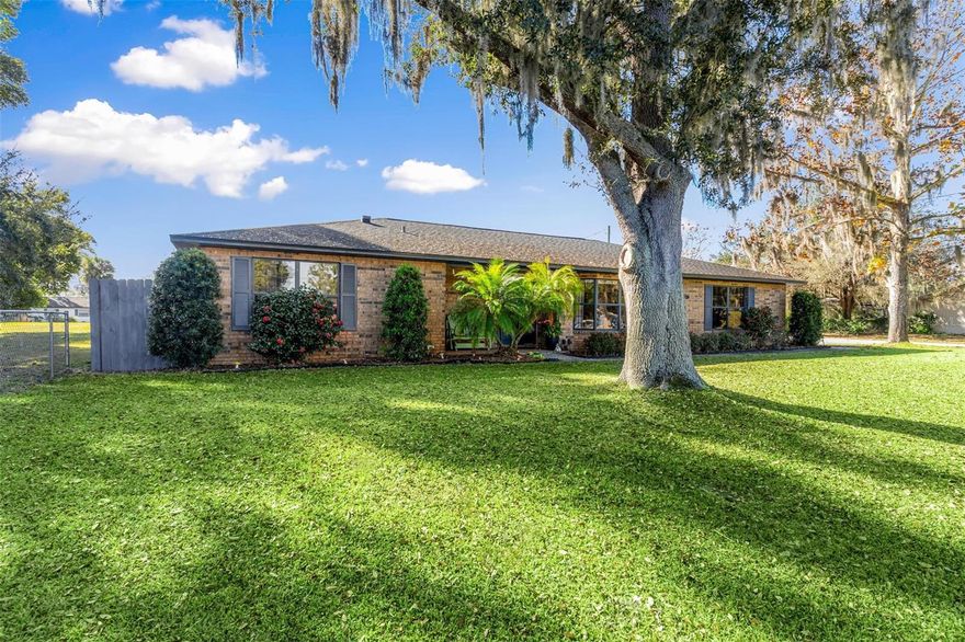 HOME SWEET HOME...This spacious 3 bedroom 2 bath home offering 1,686+/- Sq Ft. of living space, conveniently located in town on a desirable corner lot. This well-maintained home features a large kitchen with granite countertops, cabinet pull outs, all appliances and a breakfast bar. The open living and dining area includes a gas fireplace, perfect for entertaining. This amazing home also features loads of storage and closet space. Coat closet, linen closets, storage closets. Enjoy the bright and airy Florida Room with an abundance of windows providing natural light. Additional features include inside laundry and a separate extra-large pantry area. Exterior features include: Covered porch, Above-ground pool, privacy-fenced backyard that features 2 gates (1 single at front side of home) and (double gate at side of home), ambient lighting around fenced area and front walkway. Irrigation system, 2 car garage, close to schools, shopping and medical facilities. This amazing home is situated about a 45 minute drive to all the theme parks, approximately an hour or so to the East Coast or West Coast to enjoy the entertainment that a Florida Life has to offer.  This well-maintained home is perfect for full-time living or even a seasonal getaway. Welcome to your HOME SWEET HOME.  Call your agent today to make an appointment to see this amazing property.