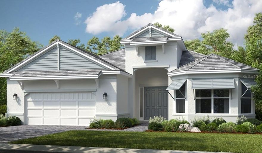 What's Special: Model Home | Pond View | Oversized Garage.

Model Home - Available December! Built by Taylor Morrison, America's Most Trusted Homebuilder. Welcome to the Pallazio at 942 Arbor Green Trail in Esplanade at Center Lake Ranch! This home offers an open layout filled with natural light, creating a space that feels bright and welcoming. At the heart of the home, the great room flows seamlessly into the dining area and a gourmet kitchen with a large island and step-in pantry. Sliding doors open to an extended covered lanai, perfect for indoor-outdoor living. The primary suite is tucked away for privacy and features a spacious bedroom, an elegant bath with dual sinks, a large shower, and a generous walk-in closet. Two guest bedrooms provide comfort for visitors, with one offering a private full bath and the other located near an additional full bathroom. Every detail is designed for both relaxation and entertaining. Additional highlights include: an extended garage, gourmet kitchen, a bay window in the primary bathroom, and an extended covered lanai. Photos are for representative purposes only. MLS#O6352337

Experience resort-style living in St. Cloud, Florida, at Esplanade within the gated Center Lake Ranch community. With homes offering stunning nature and pond views, every detail is designed for peace and relaxation. Enjoy wellness-focused amenities like a pool, spa, fitness center, and movement studio. Stay active with pickleball, bocce, or strolls through the Bark Park, while concierge services and community events keep life exciting. With planned trails, parks, and an 11-acre Central Park, Esplanade offers a serene, nature-filled lifestyle with easy access to major roads.