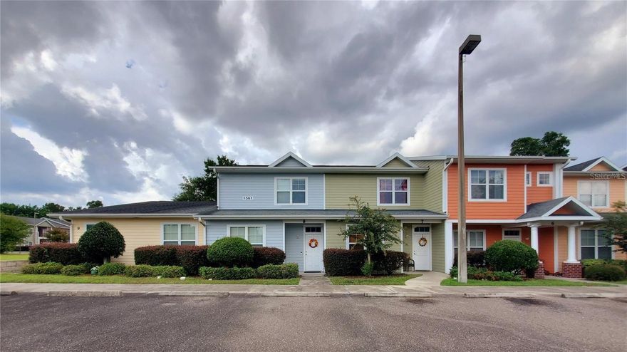 Beautiful and SPACIOUS 3 bed 2.5 bath condo in the quiet and peaceful community of Eagle Trace.  There you will find a pond, lush landscaping, open green spaces, sidewalks, a community pool, plenty of parking, and more!  Eagle Trace is conveniently located within 2 miles of UF campus, 3 miles to Shands Hospital, and very close access to a bus route, shopping, and restaurants.  Laminate and tile flooring throughout the home (no carpet).  Primary bedroom with full bath ensuite and large walk in closet on main floor.  2 bedrooms and 1 full bath upstairs, including a loft area for desks/lounge/office and a laundry room.  High ceilings in the living room space with big glass sliding doors that take you out to a large screened in patio area.  This home offers plenty of inside and outside storage.  The community has a clubhouse, community pool, and fitness center.  And LOW condo association fees make this community even more appealing! ***Calling all investors out there - Condo has 3 current tenants paying $750/month each through 8/1/2026***  Pictures are of the condo vacant at the time of the Seller's purchase on 12/29/21.  Walls have been re-painted to a light grey color throughout.