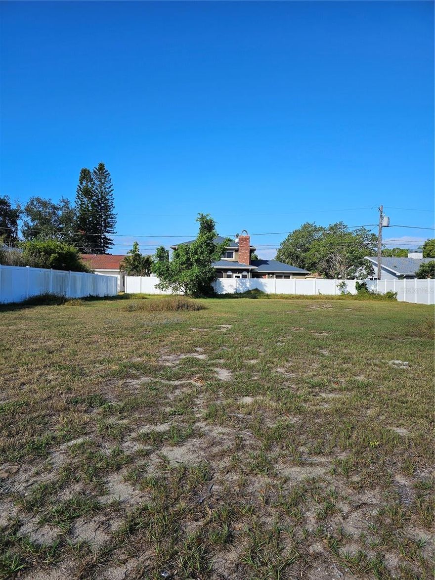 Excellent investment opportunity: Vacant land in Unincorporated area in Tarpon Springs that is qualified for a short rental as AIB&B and ViRBO if the onwer buids a house with a certified bulder. If you build a house, you can rent the whole house or if you make a separate entrance, you can rent each room separately.  The lot is located on the left side of the house at 607 Kenneth Way N in Tarpon Springs. The lot is located in 4 min of walking distance  (0.2 miles) just six homes away to park entrance of Howard Park Causeway, 15 minutes walking distance  (0.7 miles) to sea water. 32 min of walking distance (1.5 miles) to Howard Park Beach. Lot elevation does not require piles and flood insurance and/or flood insurance. Up to you to you to check all the information. The lot is nice and flat. It is in quite area, but stores, restaurants .. etc. in 2.4 miles away.  There is no direct hurricanes strikes for the last 200 years. Just in a short small flooding in tourists area on the river 2,4 miles away. Tarpon Springs  Elementary, Middle and High schools are all in the walking distance.