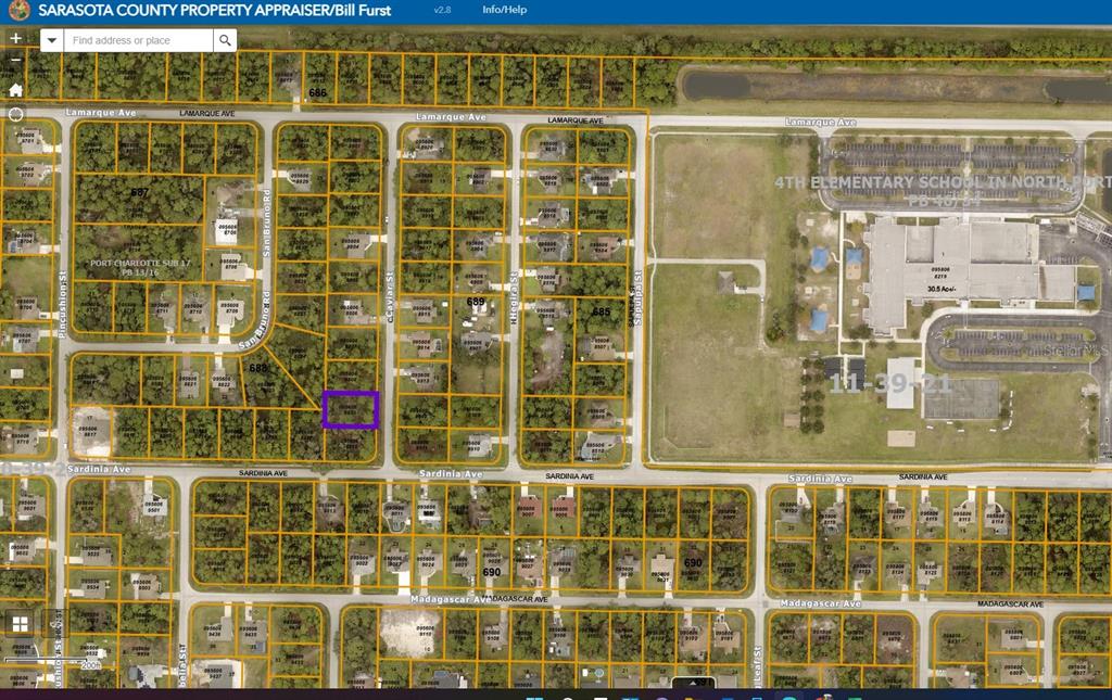 Prime location! Quality building lot located in the booming city of North Port, Sarasota County's largest and most highly populated city home of the Atlanta Braves Spring Training Complex.. Build your dream home!!! Close to schools, shopping, dining and Interstate I-75. Lot is located in a highly desired area of North Port with Florida's most desired Gulf Beaches, only a short drive away. Now is the time to buy in North Port as the city is rapidly growing!