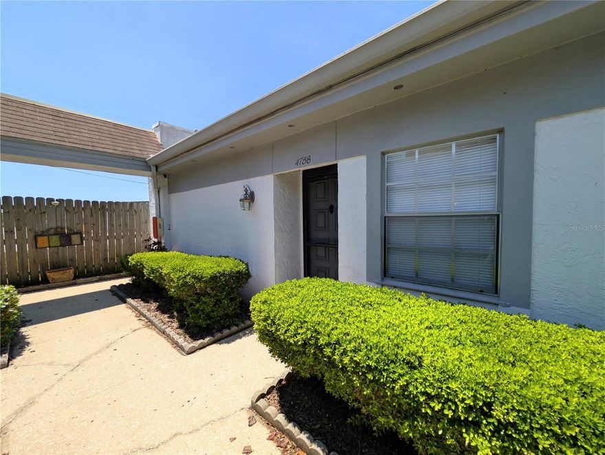 Great opportunity in The Lakes of Clearwater! This 1-bedroom, 1-bathroom villa offers approximately 650 square feet of living space and is ideal for an investor or buyer looking to renovate and add value. Tucked away as a desirable end unit, this home is set back from parking areas and road noise, providing added privacy and a quieter setting. Inside, you’ll find an open-concept layout with a spacious living area ready for your updates and personal touches. Ceiling fans are installed throughout, and the kitchen and bathroom feature wood-look laminate flooring. The kitchen includes a stainless steel refrigerator and oven and opens to the main living space. The bedroom is nicely sized, and the bathroom offers a shower/tub combination. The community offers amenities such as a swimming pool, shuffleboard courts and a clubhouse. Conveniently located near shopping centers, dining options, and major roadways, with easy access to St. Petersburg and Tampa. Cash only. This is a great fixer-upper opportunity with strong potential in a centrally located Clearwater community.