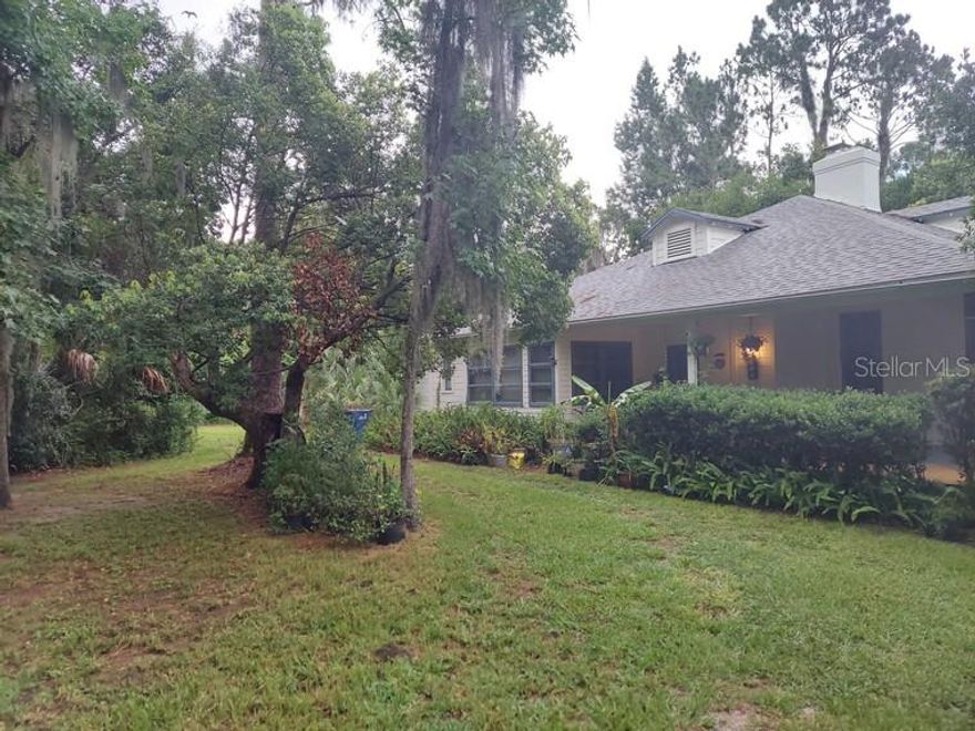 3–4 Bedrooms | 2 Bathrooms | ~2,700 sq ft | 4.3+.54 Acres
Welcome to a rare DeLand property offering the perfect blend of privacy, acreage, and timeless mid-century character all ready for a buyer to add their own touches of modernization. Set on more than 4.8 acres of beautifully wooded land, this single-story 1953 home provides the feel of a secluded retreat while keeping you just minutes from downtown DeLand, schools, and major roadways.
Property Highlights
Expansive 4.3–4.8 acre lot with mature trees and open green space

Peaceful, private setting ideal for outdoor living, gardening, or future projects

Zoned R-4 Residential

A portion of the land, approx. .54 acres, lies in FEMA Zone AE, protected wetlands

?? Home Features
Approximately 2,700+ sq ft of living space

3–4 bedrooms and 2 full bathrooms

Inviting living areas with a fireplace and classic mid-century layout

Single-story design with excellent flow

Two-car garage (public records)

Traditional finishes with opportunities to update or customize
Nestled in northeast DeLand, this property offers quick access to:
Downtown DeLand’s shops, dining, and entertainment
SR-44 and major commuter routes
Local lakes, parks, and natural areas

Home could be sold together with adjacent 3/2 /1 on 1/3 acre. 253 n blue lake ave. see listing R4910364 for details