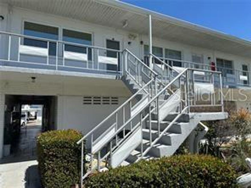 BEST PRICED 2/1 condo in Town Apartments. Make it your winter gat a way home or permanent residence. . Specious 2 bedroom condo on the second floor. Cable, gas for cooking and heating included in the condo fee . Very active community with many amenities and activities. Walking distance to grocery store, Needs updating. Court yard with lash plants. Storage for the bikes. 30 year metal roof recently installed, This condo will shine with a little work. Out of town owner . SOLD AS IS.  GREAT VALUE FOR THE MONRY, NOTHING WRONG WITH THE UNIT, NEEDS UPDATES.  Motivated seller