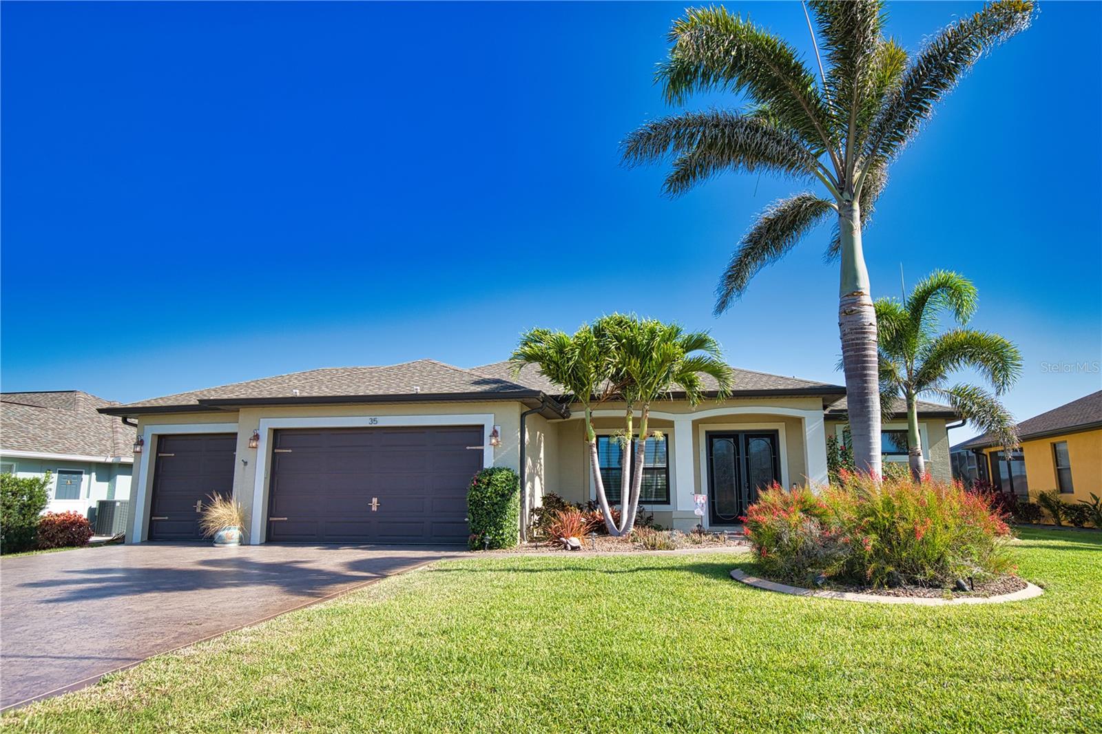 MOVE-IN READY LUXURY POOL HOME IN ROTONDA WEST!
WELCOME TO YOUR CANAL FRONT PARADISE! This SPACIOUS SPLIT FLOOR PLAN 3BR /2.5 POOL BATH home features a heated saltwater pool, expanded screened lanai with an outdoor kitchen, firepit and serene water views. This home is on a X500 FLOOD ZONE! Inside, enjoy a quartz waterfall island, IMPACT WINDOWS & DOORS, elegant plantation shutters, and a 3-car garage with epoxy floors. Just minutes to Gulf beaches, golf, dining, and shopping—this coastal stunner is move-in ready and built for the Florida lifestyle! Schedule your private tour today!