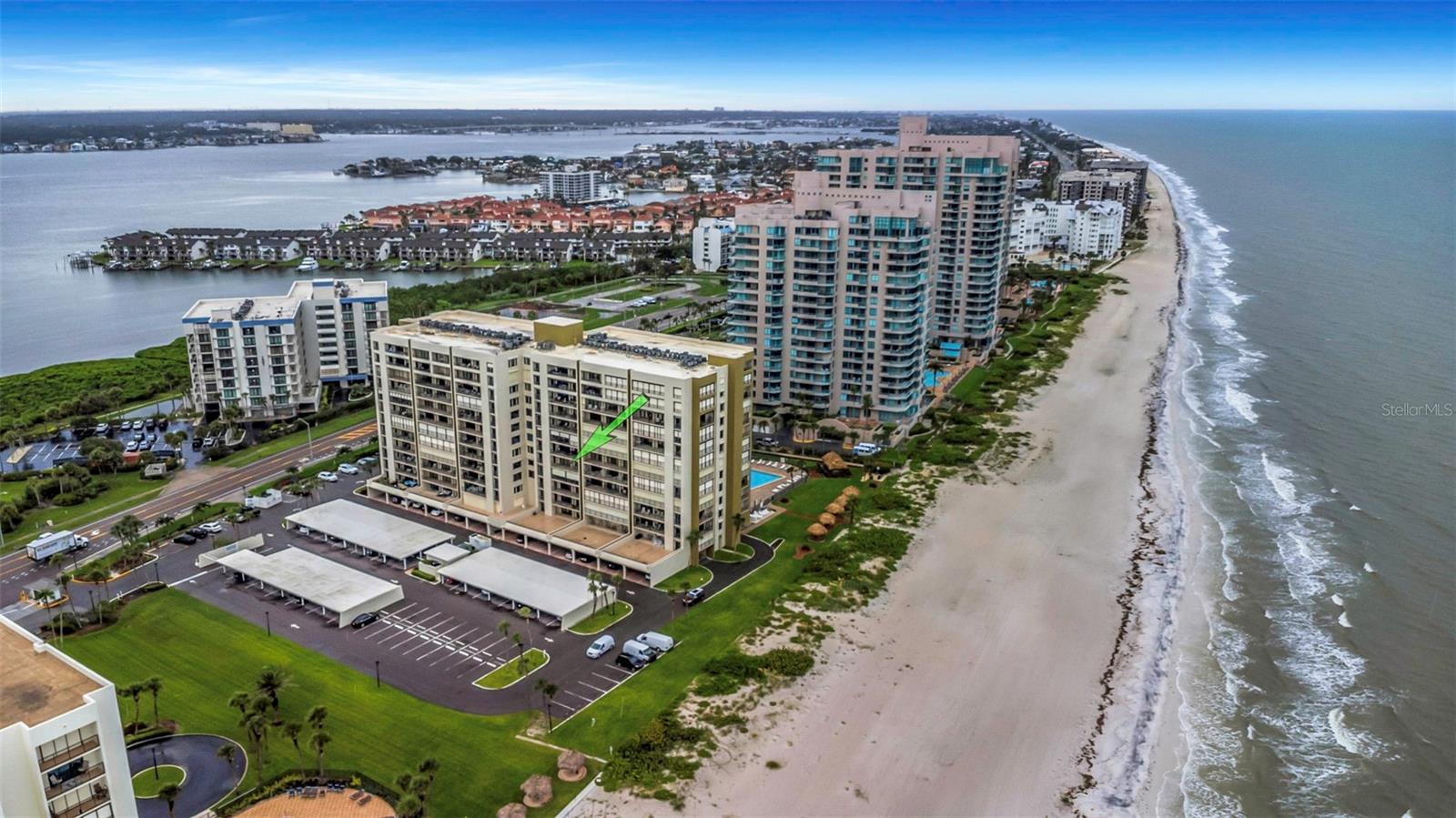 Enjoy breathtaking Gulf and Intracoastal views from this beautifully maintained 2-bedroom, 2-bath condo located directly on the beach. The spacious living area features two sets of sliding glass doors that open to a private balcony, offering stunning water views and natural light throughout.
The kitchen is well-equipped with ample counter space and cabinetry, ideal for cooking and entertaining. The primary bedroom easily accommodates a king-size bed and includes sliding glass doors to the balcony, along with an en suite bathroom for added privacy and convenience.
Additional features include assigned under-building parking, a private storage unit, and a pet-friendly policy. Milestone and SIRS reports are completed, and monthly fees include flood insurance, hurricane shutters, water, sewer, trash, cable, and internet—adding convenience and peace of mind.
Resort-style amenities include a Gulf-front pool, tiki huts, gas grills, and a shaded pavilion. Perfectly located just minutes from Sand Key Park with nature trails and a dog park, Bay Park offering tennis and pickleball courts, and the Shops on Sand Key for dining and retail. Clearwater Beach’s vibrant restaurants, shops, and marine activities are also just a short drive away.
This condo offers the ideal blend of comfort, location, and coastal lifestyle—perfect as a full-time residence or vacation getaway.