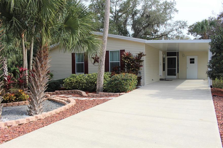 Cozy two-bedroom, two bath home is nestled on a beautiful landscaped lot in a quiet cul-de-sac. Features include split floorplan with vaulted ceilings, spacious kitchen with newer stainless-steel appliances, new roof (2017), upgraded plumbing fixtures, 36” wide doors and a screened patio to enjoy those wonderful afternoon breezes. Enjoy little yardwork with the Florida friendly landscaping. Not a lot rent community, own your property. Lighthouse Cove is a beautiful gated community with a large heated swimming pool, club house, tennis and pickle ball courts, shuffleboard courts, boat launch for shallow water boats, recreational picnic area on the river, fishing pier and fenced boat/RV storage. Lighthouse Cove has weekly events and golf carts are a second means of transportation. It is a boating/fishing paradise being located a short distance from the Mosquito Lagoon. Get lost in the local backwaters (Canaveral Seashore/Merritt Island Wildlife Refuge) in your Kayak or Boat. Don't miss out. A great opportunity to live in paradise!!! This home will not last long. ;Water: City