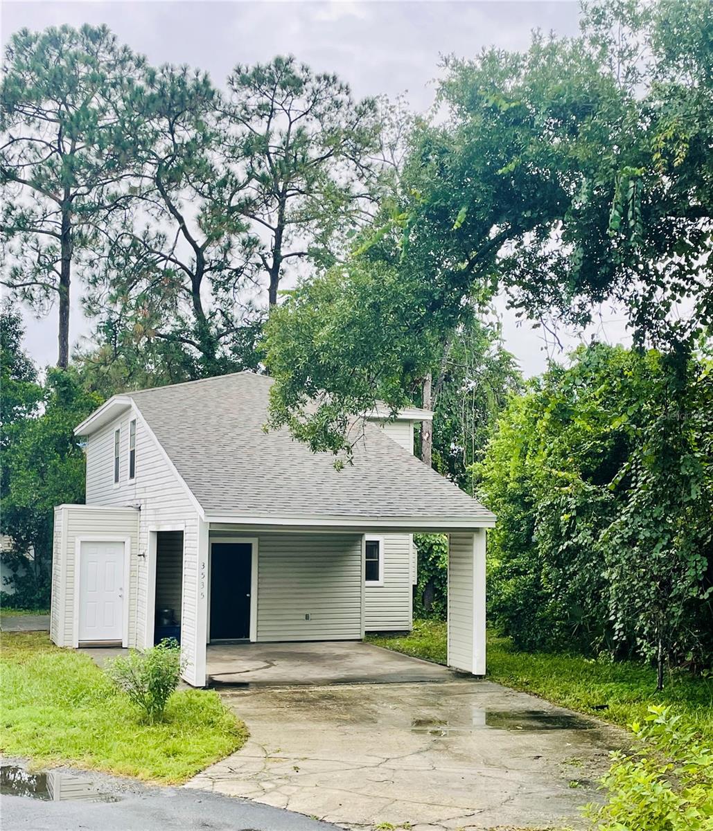 Nestled in the tranquil, tree-lined cul-de-sac of Raintree Village, this charming two-bedroom, two-and-a-half-bathroom residence offers the perfect blend of comfort and convenience. With 1,410 square feet of living space and a prime location just steps from Lakeland's YMCA, this home is ideal for both families and professionals. Spacious Living: An open-concept living room flows seamlessly into a dining area—ideal for entertaining, cozy nights in, or family get-togethers. Efficient Kitchen: A well-laid-out galley kitchen allows for an efficient workflow and is thoughtfully situated adjacent to an indoor laundry room and a convenient half bath on the ground floor. Private Bedrooms: Upstairs, discover two sizable bedrooms, each complete with its own full en-suite bathroom—perfect for guests or shared living arrangements. Outdoor Spaces: Enjoy the covered two-car carport and a lovely open-air patio—great for morning coffee or evening relaxation amidst natural surroundings.Built to Last: Constructed in 1981 with robust frame construction, concrete foundation, and a hip-shingle roof—this home combines solid build with lasting appeal. Lot Size: Set on approximately a 0.11-acre lot (~4,650 square feet), offering both privacy and a welcoming suburban feel. Walk to the local YMCA and just minutes from dining, shopping, and entertainment. Outdoor & Cultural Attractions: Close to Hollis Gardens, the Lakeland Center, and other city favorites for recreation and culture Good School Access: Zoned for Carlton Palmore Elementary (~0.3 miles), Southwest Middle, and Lakeland Senior High—offering convenient access for students. Why You'll Love It. Flexible layout with en-suite bedrooms for privacy and comfort. Convenient location—easy access to schools, parks, colleges, and amenities Curb appeal in a peaceful, wooded neighborhood with established landscapingn Versatile appeal—ideal for families, roommates, or executive rentals. PROPERTY HIGHLIGHTS. Situated in a serene, wooded cul-de-sac in Raintree Village—peaceful yet centrally located Open-concept tiled living and dining area seamlessly flows into the galley-style kitchen. Convenient downstairs half bath and inside laundry room for everyday ease. Upstairs hosts two generously sized bedrooms, each with its own full bathroom—perfect for roommate situations or privacy-focused families. Exterior features include a covered 2-car carport and a charming open-air side patio—ideal for morning coffee or alfresco dining. Walking distance to Lakeland’s YMCA and conveniently accessible from Cleveland Heights—offering easy access to city conveniences Less than 3 miles to Florida Southern College (approx. 8-minute drive); Southeastern University ~4 miles away; Polk State College ~6 miles away. Zoned for Carlton Palmore Elementary (0.3 mi), Southwest Middle, and Lakeland Senior High—making it an ideal choice for families. Versatile floor plan with en-suite bedrooms and thoughtful layout. Move-in ready with tenant-focused utilities and support benefits. Strong rental track record with competitive lease pricing and low turnover. Prime locale — balancing tranquility with proximity to schools, campuses, and amenities.