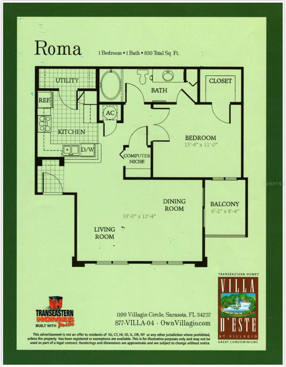 VILLAGIO - Residential Lease