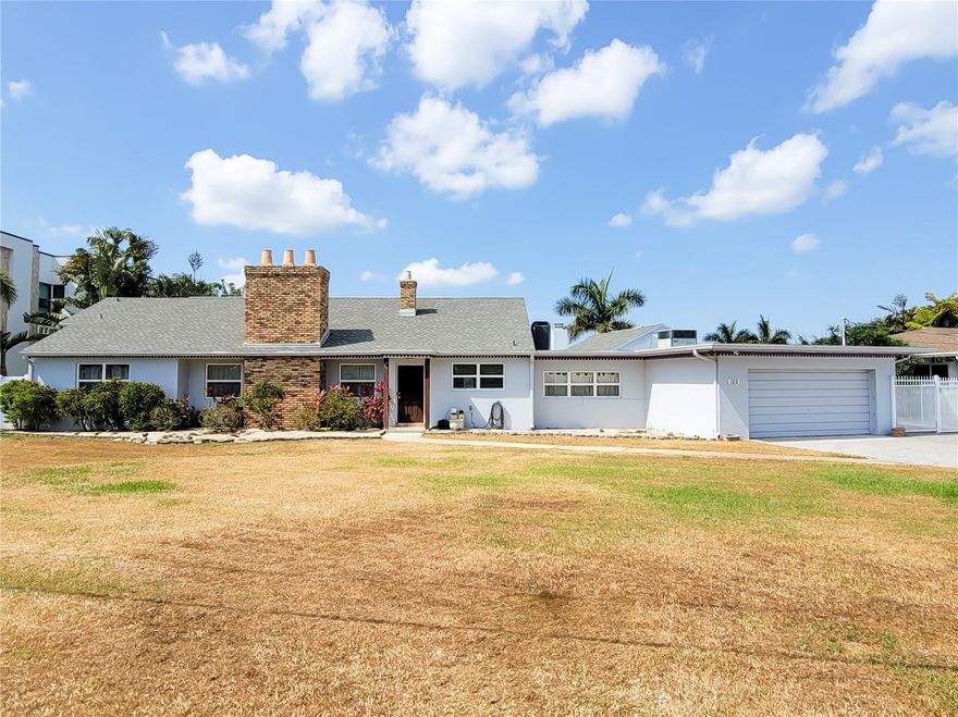 A TRULY ONCE IN A LIFETIME OPPORTUNITY to own one of the Gulf Coast's most sought-after addresses...CORDOVA BOULEVARD on SNELL ISLE in St. Petersburg. Its peaceful setting is mere minutes from one of America's most exciting downtown areas with its many shops, theaters, museums, yacht clubs, small airport, hotels, upscale restaurants and of course, the world famous newly rebuilt pier that juts deeply into Tampa Bay.  The private Vinoy Country Club lies just down the street.  This 3500 square foot waterfront home features three bedrooms and two bathrooms, a covered outdoor entertainment area, swimming pool and 2-car garage.  The nearly half acre lot overlooks beautiful Snell Isle Harbor with its clear water and sandy bottom.  A NEW dock and NEW ELECTRIC BOAT LIFT extend from a NEWLY CONSTRUCTED SEAWALL!  Many boaters would consider its sheltered dockage with no obstructions a huge plus!  The adjacent property at 1800 Brightwaters Blvd NE is also for sale, providing the potential combination of both properties into a nearly full acre of Snell Isle estate-sized property and completing nearly 200 feet of waterfront shoreline. We invite you to visit this remarkable site, drink in the vistas, breathe in the warm salt air and just...imagine!
The potential is limitless!