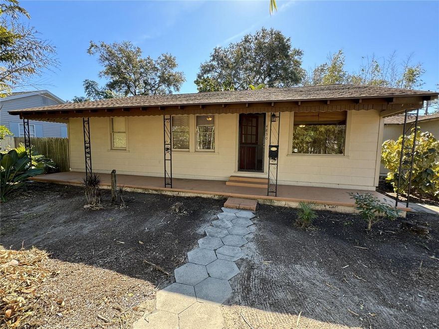 Welcome to a retreat in the heart of St. Petersburg North! This charming 3-bedroom, 1-bathroom home with a 1-car garage offers a spacious 1,040 square feet of comfortable living space. Enjoy the unique blend of a rural feel with wooded paths and a yard that provides a serene escape, all while being conveniently located near the vibrant city. Bring your RV, boat, utility trailer!  Lots of parking space with extra storage inside the garage.  
 
Step inside and be greeted by the warm ambiance of wood flooring throughout the living spaces. The galley-style kitchen is both practical and stylish, featuring tile flooring, a refrigerator, dishwasher, glass-top stove, and a microwave. The entire home has been recently refreshed and cleaned to ensure a welcoming environment.

Each bedroom is thoughtfully designed with ceiling fans to keep you cool and spacious walk-in closets for ample storage.

Located just off 22nd Ave N and 49th St, this home offers a great location with easy access to shopping and restaurants to satisfy everyone's taste. Discover the perfect balance of tranquility and convenience in this St. Petersburg gem.

Don't miss out on the opportunity to make this comfortable and charming rental your home.