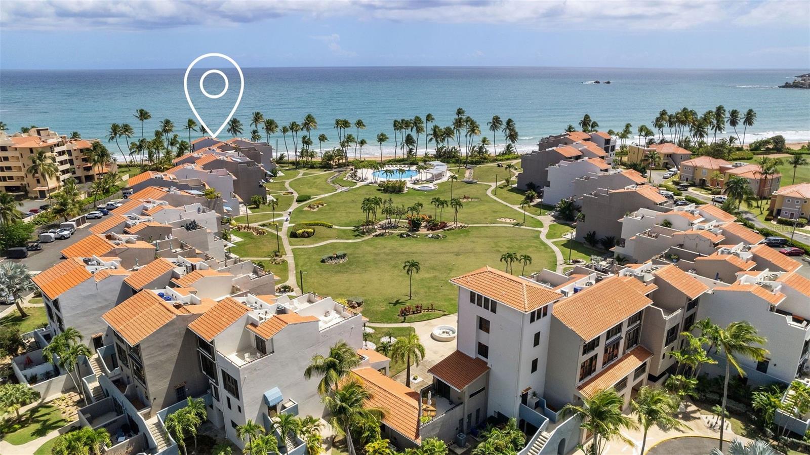 Crescent Cove 101, Palmas del Mar, Humacao, PR 00791?$795,000 | 1,630 sqft living | 2,014 sqft total incl. terraces | 2 Bedrooms | 2 Full Baths | 2 Half Baths
Welcome to Crescent Cove 101, a rare beachfront end-unit condominium in the heart of Palmas del Mar. This three-level residence boasts a total of 2,014 square feet, including three ocean-facing terraces that bring the rhythm of the Caribbean Sea into your everyday life.
Featuring 2 bedrooms with ensuite full baths, an office/flex space on the third level with a private half bath, and an additional half bath on the main living floor, this layout offers privacy and versatility. Interior finishes include marble flooring and elegant mahogany wood cabinetry and detailing throughout.
What sets this unit apart is its unmatched location—positioned closest to the beach within the Crescent Cove community, it offers immediate access to the sand and unobstructed water views from nearly every level.
Enjoy resort-style living with access to a beautifully maintained community pool, lush green spaces, and controlled access. This property also presents excellent potential as a short-term rental or vacation home.
Located within the master-planned Palmas del Mar Resort, owners benefit from 2 championship golf courses, a 162-slip marina, tennis and pickleball courts, equestrian center, school, restaurants, shops, and over 6 miles of Caribbean coastline.
HOA: Palmas del Mar HOA $1,300/year | Crescent Cove Regime Fee: $228.47/month | Insurance: 3965.45/year