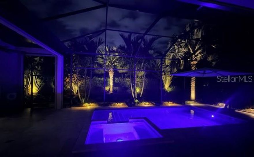 This beautifully updated Mercedes Model Home is located in the gated, maintenance-free community of Legacy Estates on Esplanade at Palmer Ranch. Built in 2017, this home offers 3,639 sq. ft. of living space, a bonus room, and a 3-car garage, enhanced by extensive structural and designer upgrades.

Interior highlights include custom wood shutters, Hunter Douglas lanai blinds, extended crown molding, custom-painted trays and niches, a gourmet kitchen with extended cabinetry, entry alcove cabinets matching the kitchen, and fully customized storage systems in all bedrooms, pantry, and hall closets. The third bedroom features a Closet Tec Murphy bed, and the office is fully built out with custom cabinetry.

Major mechanical improvements include a Kohler 30KW whole-house generator, air-conditioned garage, Culligan whole-house water softener and RO system, Storm Smart roll-down shutters, impact windows (minus aquarium window), smart-home technology, security system, and a 220V line for EV charging.

Outdoor living features a pool and spa, travertine pavers, southern yellow pine lanai ceiling, extended driveway, iron double entry doors, and an outdoor kitchen with ice maker, refrigerator, and new 2025 BLAZE grill.

Legacy Estates on Esplanade at Palmer Ranch provides world-class amenities, including:
• On-site Bahama Bar restaurant
• Resort-style pool, resistance pool, splash park & hot tub
• Fitness center and private fitness studio with daily classes
• 8 pickleball courts, 2 tennis courts & 3 dog parks
• Nature trail with direct access to the Legacy Trail

A perfect blend of luxury upgrades and an active-lifestyle community—schedule your private showing today!