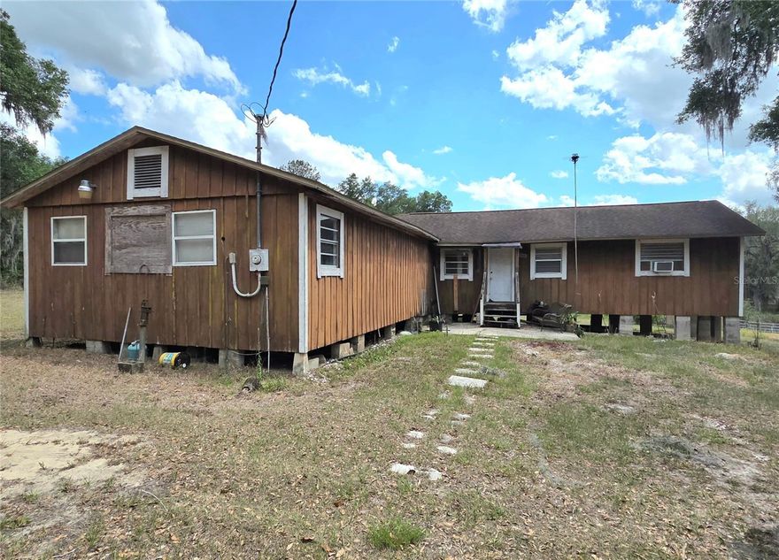 With over 1,800 square feet of living space this 4-bedroom, 2-bathroom sits on a cleared 1-acre lot. This property has so much potential, so bring your ideas—it's ready for a transformation, and land is becoming rare, so grab this opportunity while you can and enjoy peaceful, country living away from the hustle and bustle of city life.