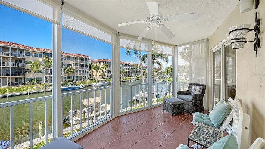 Experience the best of Siesta Key living in this 55+ waterfront community at Siesta Harbor, featuring DEEDED BEACH ACCESS, beautiful WATER VIEWS and BOATING ACCESS with available slips. This well-maintained 2-bedroom, 2-bath condo overlooks a deep-water canal along the Intracoastal Waterway, with tranquil views from the living room, primary suite, and screened lanai. Offering one of the lowest-priced condos in the community, this residence presents a fantastic INVESTMENT OPPORTUNITY—enjoy it as-is or update to your personal style over time. Siesta Harbor is known for its active lifestyle and amenities, including a heated pool, spa, clubhouse, shuffleboard, barbecue area, and fishing dock. Boating enthusiasts will appreciate the option for boat slips accommodating up to approximately 30 feet (subject to availability and nominal fees). Ideally located with easy on/off island access, plus trolley and SCAT transportation nearby, and close to dining, shopping, and all that Siesta Key has to offer—this is coastal living made simple. Just steps away, enjoy Siesta Key Beach—consistently ranked among the top beaches in the world for its powdery white quartz sand and crystal-clear Gulf waters. And at the end of your day, take the convenient and free trolley to explore the nearby Siesta Key Village, filled with charming boutiques, casual and fine dining, and lively island atmosphere that perfectly captures the spirit of coastal living.