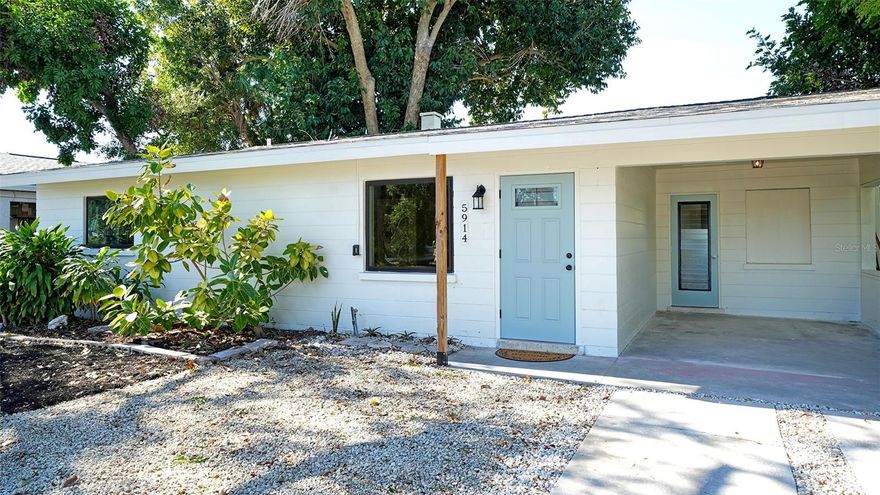 LOCATION, LOCATION, LOCATION!  Welcome to this beautifully remodeled 3 bed, 2-bathroom single-family home located in the heart of Sarasota. This home blends modern comfort with classic Florida charm offering Terrazzo flooring throughout!   Being totally renovated from top to bottom in 2025 it is move in ready!   New HVAC! New Electrics! New Plumbing! New Tankless Water heater! New Septic and New Impact windows throughout!  With a newer roof (2023) there is nothing to be done but enjoy the Florida lifestyle!  This light and airy home has an open floor plan with great space for dining and living. The modern kitchen offers contemporary cabinetry, quartz counters and marble & tile backsplash. The primary suite offers generous closet space and a private en-suite bath with a walk-in shower. Two additional bedrooms and a second bathroom provide flexibility for guests, family, or a home office. Both bathrooms have been fully renovated with modern finishes and stylish fixtures. With an in-house laundry, a car port and a spacious yard with enough space to install a pool, what more do you need!   With easy access to shops, restaurants, Downtown Sarasota and not to mention the famous Siesta Key beach just down the road!   Whether you are looking for a full-time residence, a vacation home, or an investment opportunity you will not be disappointed!