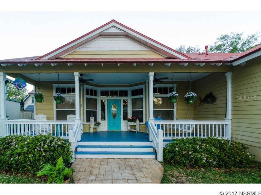 UNDER CONTRACT, BUT SOLICITING BACKUP OFFERS. Pristine HICKSON home located steps from historic Flagler Avenue, and just blocks from the beach. This fabulous BEACHSIDE home features vaulted ceilings and crown molding throughout; as well as many other desirable features, such as engineered hardwood flooring, custom built-ins, dual vanities, climate-controlled over sized garage, and a dual-sliding Pella door equipped with impact glass which leads you to your private Florida room. This home is truly a BEACHSIDE gem! ;Water: City