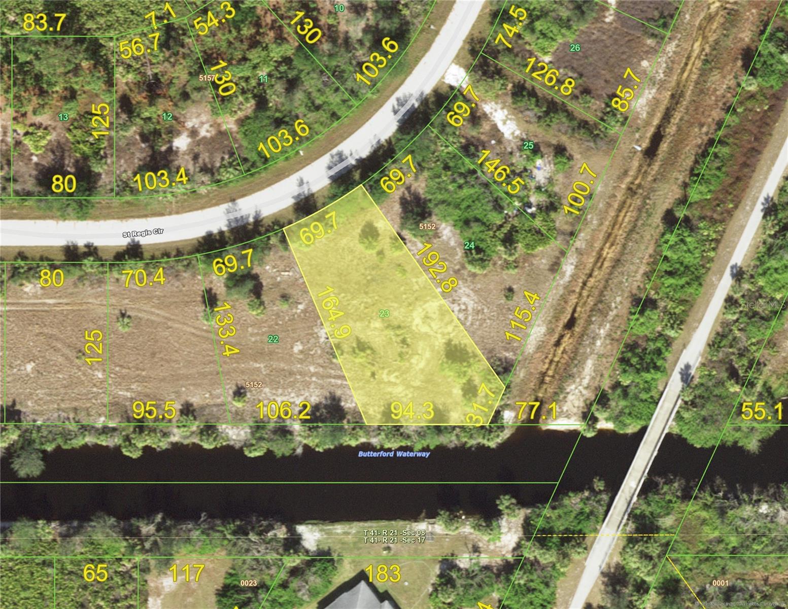Future Home Site with a freshwater canal, and an Oversized Lot! This partially cleared lot is in a prime location is just west of Gasparilla Rd. You will find the Cape Haze Pioneer Trail just to the rear and east of this property, which can be accessed by the green belt area. The Cape Haze Trail is an 8 ½ mile rail trail running from western Port Charlotte to Placida! A great place for biking and hiking while soaking in all it’s beautiful surrounding nature! There are also plenty of amenities close by (all within 1-2 miles) including Publix, Home Depot, Banking, Golf, Restaurants and much more! To the west by car you will find Englewood beaches 9.4 miles from this future new home site. And to northeast under 10 miles the heart of Port Charlotte. The Port Charlotte and Englewood areas are best known for: excellent fishing, boating and golfing, with pristine gulf beaches close by! PCH 095 5152 0023.