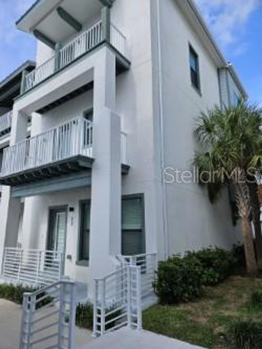 Escape to your own tropical oasis in the heart of Downtown Dunedin! This modern Caribbean style 3 bedroom, 3 1/2 bath, 3 story, 2038 square foot end-unit townhome with two balconies, is located in Gramercy Court - one of the most coveted communities in the quaint city of Dunedin. This amazing townhome is perfect for entertaining or just relaxing! Inside, it offers an open, spacious design with 10-foot-high ceilings on the main level, modern décor, stainless steel appliances, natural gas stove, tankless hot water heater, water softener, washer and dryer, and double pane impact windows. Outside the home, Gramercy’s amenities offer courtyards, sitting areas, grills, and even a butterfly garden! And once you leave Gramercy, everything you need is within steps of your home. Dunedin was literally voted “The Best Little Walking Town in America” – with tons of restaurants, shopping, art stores, craft breweries, even a Nature’s Path grocery store – all within a short walking distance! The Dunedin Marina and waterfront, the Downtown Dunedin Market, Highlander Park, Bayshore Blvd, and the Toronto Blue Jays Stadium are all only a few blocks away. With 29 parks and 350 acres of green space, Dunedin is a recreational and nature lover’s paradise! Stroll along the water’s edge to catch the amazing sunset… bike, walk, or rollerblade on the Pinellas Trail for exercise or to connect to any of the other eclectic towns from Tarpon Springs to Downtown St. Petersburg that can all be accessed via the Pinellas Trail. If you find that you need to leave this quaint paradise under power, you can do so via car or golf cart! This townhome has a 2-car garage to accommodate a golf cart, which is perfect since Dunedin is one of the few waterfront “golf cart” communities, and also has numerous golf courses nearby. If the beach is more your thing – you are in luck! Dunedin is home to two of the best rated beaches in the world – Honeymoon Island and Caladesi State Park! Also, the famous Clearwater Beach is only a few miles south and offers an incredible array of more “touristy” activities. However you decide to spend your time, you will never be far away from your charming home in the heart of Downtown Dunedin!