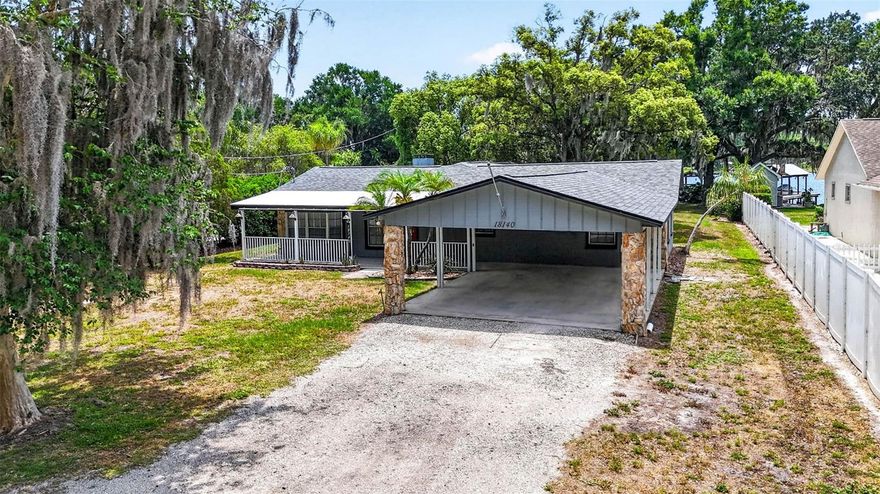 LAKEFRONT LIVING OPPORTUNITY -- a rare opportunity to own over half an acre of waterfront property on beautiful spring-fed Lake Taylor in the heart of Odessa. Whether you’re looking to enjoy the charm of Old Florida living or BUILD YOUR CUSTOM DREAM HOME, this unique property offers endless possibilities. BRING YOUR BOAT and enjoy true lakefront living with your own private dock and peaceful water views surrounded by mature oak trees. Tucked away on a quiet secluded drive, this property provides the privacy and freedom that’s hard to find — with NO HOA and NO subdivision restrictions. The existing 3 Bedroom, 2 Bathroom vintage home offers approximately 1,650 square feet of living space filled with character and nostalgic Florida charm. Inside, you’ll find two separate living areas ideal for entertaining or relaxing while taking in scenic lake views. The layout features detached bathroom placement from the bedrooms, adding to the home’s unique design and functionality. ROOF installed in 2022. Property is on well water so there is NO WATER BILL and comes with a water softener. A+ School district (Hammond Elem, Sergeant Paul Smith Middle, Steinbrenner High). If you’ve been searching for a property where you can truly enjoy the lake lifestyle without the restrictions of an HOA, this Odessa waterfront gem is a must-see.