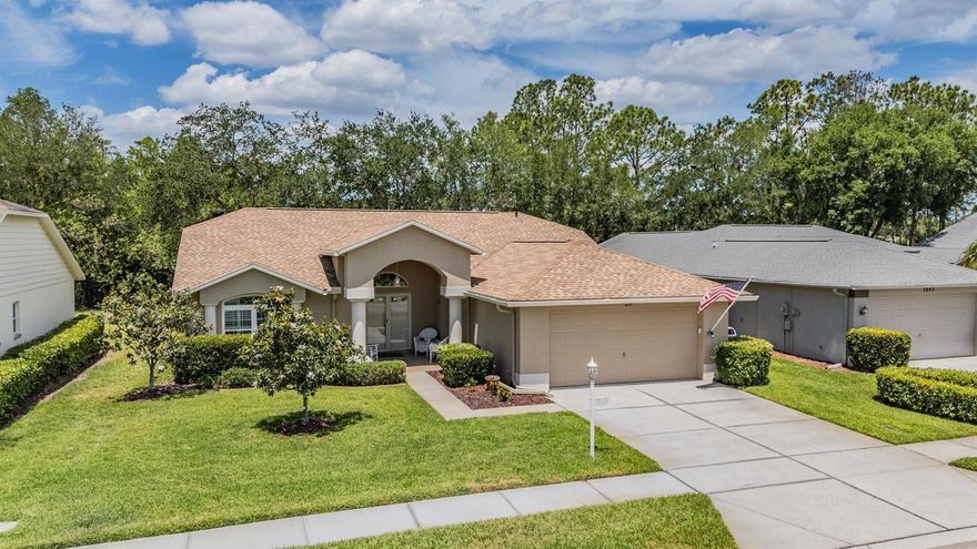 Live the resort lifestyle in Heritage Springs, one of the area’s most sought-after 55+ communities. This beautifully updated 3-bedroom, 2-bath, 2-car garage home offers the perfect blend of comfort, privacy, and active community living.
From the moment you enter through the double doors, the home feels open, bright, and welcoming. The Great Room features cathedral ceilings and flows easily into the updated kitchen, complete with upgraded appliances, quartz countertops, and a breakfast bar. The professionally enclosed Florida Room is vented with HVAC, creating additional year-round living space with peaceful views of the wooded conservation area, pond, and fountain.
The primary suite is thoughtfully positioned, while the second bedroom opens to the primary bath and is currently used as an office. The third bedroom is located on the opposite side of the home near the guest bath, offering privacy for visiting family or friends. Plantation shutters are featured on most windows, adding both style and function.
Enjoy quiet mornings and shaded afternoons on the screened patio, complete with an electric-powered retractable awning that shades both the patio and the large Florida Room windows. Don’t be surprised if you spot a deer or two in your backyard.
Heritage Springs offers the active lifestyle so many buyers are looking for, with a resort-style clubhouse, restaurant, golf course, community pool, hot tub, and lake views. You can even drive your golf cart to the pool. This is the home and lifestyle you have been waiting for.
