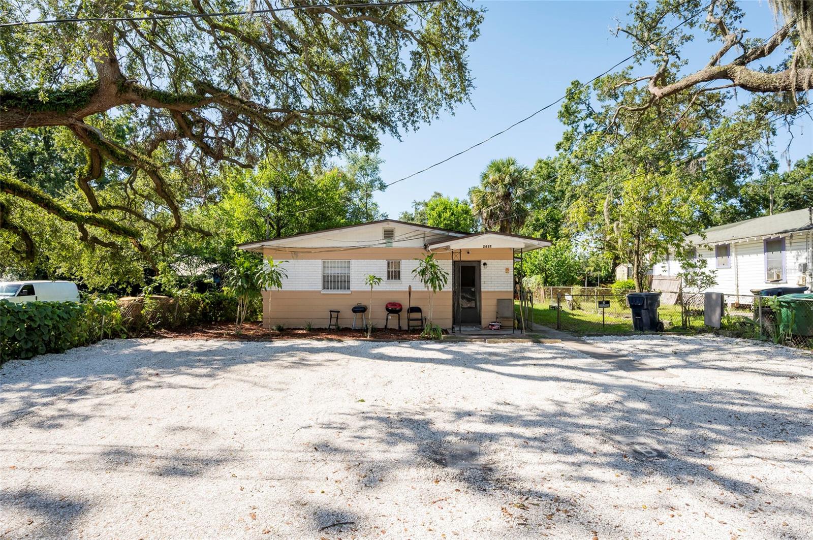 Fantastic duplex investment or house hacking opportunity! Non smoking, no pets, block construction, newer roof, clean 4 point, no flood insurance, easy access to Tampa and major roads. Unit A was completely remodeled with a new kitchen, bathroom, flooring, paint, appliances, and window AC. Unit B has had a bathroom remodel and new main drain. It could use some cosmetic updates. Extensive tree removal was completed along with a new crushed shell driveway and mulch. Fantastic location with easy access to Tampa, Ybor, I-275 and I-75 with walkable access to local food, schools, and recreation. Quiet neighborhood of mostly single family properties. New construction happening on vacant lots. Please no assignable contracts, subject to, or seller financial offers.