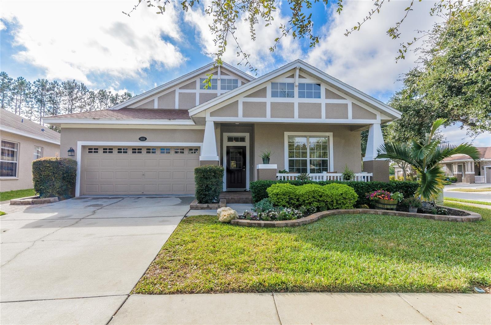 Come see this beautiful 4 bedroom, 2 bath, 2 car garage home for rent in Lutz! This home is located on a corner lot in the well maintained community of Reflections. This one story design features an open floor plan layout. The living room and dining area are bright and spacious. The home features high ceilings and large windows that flood the rooms with natural light.
The chef-inspiried upgraded kitchen includes newly refinished cabinets, decorative granite counter tops, stainless steel appliances, a wine refrigerator, and ornate light fixtures. It features an eat-in space, a breakfast bar and a kitchen island all perfect for entertaining guests.
Hardwood flooring carries throughout the main living area of home with plush carpet in the bedrooms. The master suite features a tray ceiling with upgraded ceiling fan, his and her closets, and a private entrance onto the patio. The stunning attached master bath features a large stand alone shower with decorative tile, and a double vanity with dual sinks.
Two secondary bedrooms are located on the other side of the house with a guest bath between them. The guest bath is updated with decorative tile in the shower as well as a modern updated vanity. The fourth bedroom is spacious and could also be used as an office or playroom.
This home is perfect for outdoor entertaining; it features a large paved brick patio with lots of space for lounging, dining, and playing. The yard is fenced in with upgraded privacy fencing. The laundry room is just off of the garage featuring additional storage space in cabinets and washer/dryer hook ups.
This house had warrantied sinkhole remediation completed in 2015.
The Reflections community offers playgrounds, a community pool, ponds and Avalon Stables for horse enthusiasts. Reflections is zoned for excellent schools, has easy access to Suncoast Parkway, Grace Family, St. Joseph Hospital North, close to restaurants, shopping and a short commute to the airport and beaches!