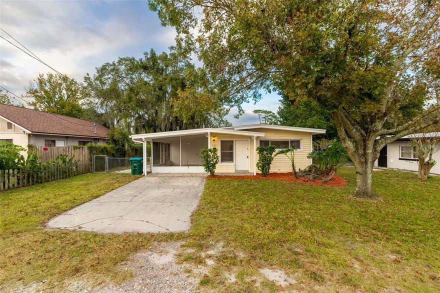 Excellent for first time home buyers. Cozy renovated 3 Bedroom 1 Bath Home in Longwood near 17-92 and 434. This home features a Large Screened Porch, Separate Storage Shed, and a Large Fenced Yard. Ceramic Tile in Kitchen, Dining and Hallway. Vinyl Plank Flooring in Living Room and Bedrooms. Easy access to South Seminole Hospital. Shopping, restaurants. & Candyland Park nearby.