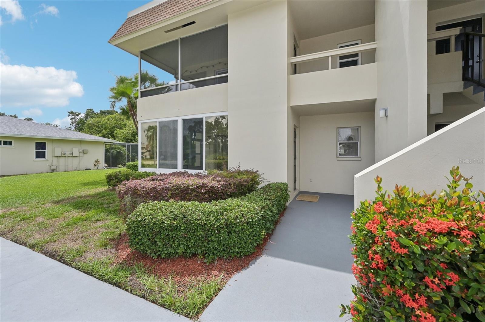 This one is a gem! With stylish finishes, wood flooring, cozy carpet, tile, and tasteful decor, it’s partially furnished and move-in ready. The glass-enclosed lanai is the perfect spot to relax with a book or enjoy casual get-togethers. The extra square footage from the lanai isn’t included in the listed size—so you're getting more than you think! This 2-bedroom, 2-bath condo in Palm Aire includes window blinds throughout, a washer and dryer, and maintenance-free living with water included in the fees. You’ll love being close to the UTC Mall, great dining, shopping, and a lovely neighborhood park just a short stroll away. And for golf or social fun, the nearby country club offers memberships to suit any budget.
