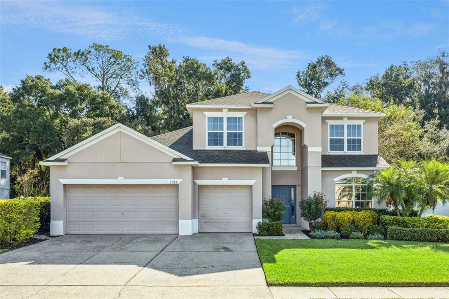 Located in the Autumn Chase community is this 4-bedroom, 3-bath home with a 3-car garage that feels inviting from the start. The highlight is out back, where a custom, enclosed saltwater pool, built in 2020, overlooks a large, fenced yard framed by mature trees. This private space is perfect for weekends, whether you’re swimming, grilling, or unwinding at sunset. Inside, the main-floor primary suite offers tray ceilings, a walk-in closet, and a refreshed bath with new fixtures, dual sinks, a soaking tub, and a separate shower. The kitchen features granite counters, stainless steel appliances only a few years old, and a breakfast nook that catches morning light and opens to the living area. Formal dining and living rooms add flexibility on the first floor, while upstairs, a loft, three bedrooms, and a full bath create space for family, work, or play. Adding to its appeal, the home is priced $25,000 below a recent appraisal, providing built-in value. The location ties it all together, just minutes from Seminole State College, Seminole High, the 417, and Sanford Airport, with Lake Jesup, Spring Hammock Preserve, and the dining and waterfront charm of downtown Sanford all nearby. Zoned for Seminole County schools, this property offers a rare blend of space, convenience, and the kind of lifestyle that makes Central Florida living so appealing.