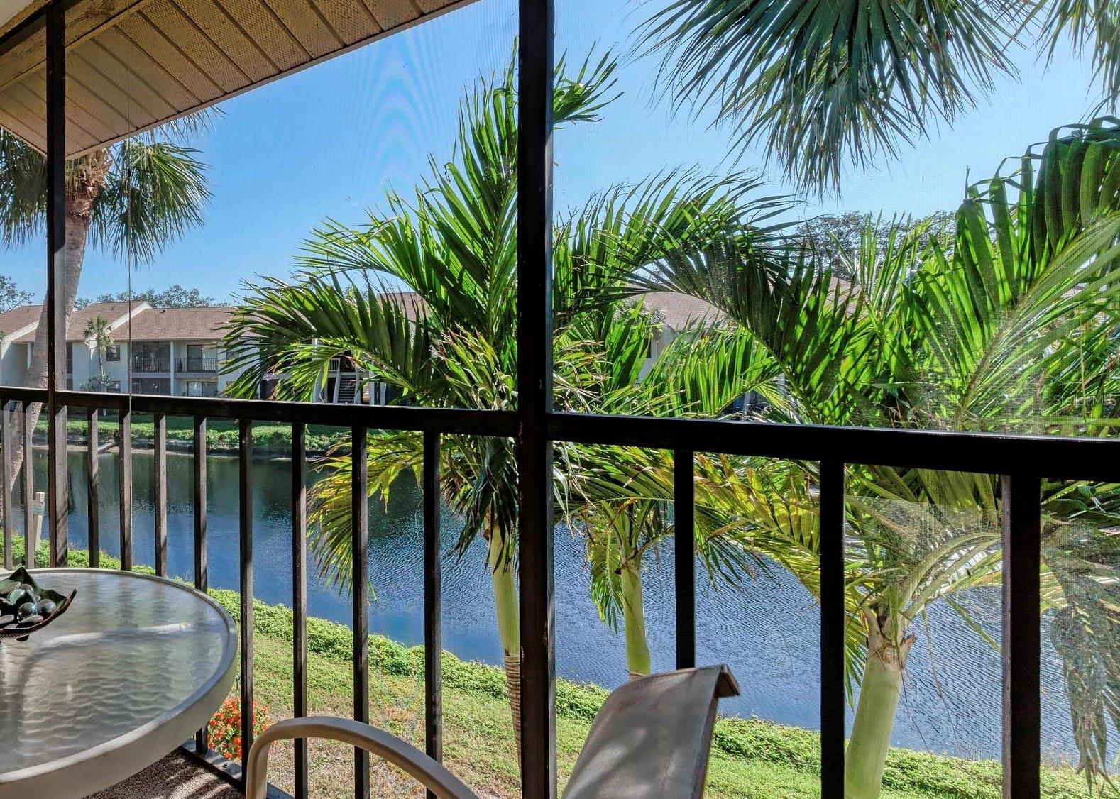 NEW PRICE!! Don't miss out on the opportunity to own this bright and cheerful condo that has been meticulously and lovingly maintained creating priceless memories with family and friends. Boasting a beautiful southern exposure, the unit features a flex room/third bedroom with a louvered panel allowing for the privacy of guests or the option of keeping it open for expanded living space as well. There is also a door to the adjacent hallway allowing the space to act as a true bedroom, a unique feature not all floor plans have. Laundry facilities are conveniently located behind closed doors on the screened lanai and a graceful palm tree just outside showcases views of a serene pond, providing a peaceful and relaxing atmosphere. Bird Bay Village is an active community and in addition to a dedicated pool for the residents of Phase V, there are numerous other amenities, including a Junior Olympic swimming pool, fitness center, pickleball courts, tennis courts, and a clubhouse with a full kitchen. The community also provides easy access to the Legacy Trail, which extends nearly 20 miles from Venice to downtown Sarasota. The trail includes interpretive signs, stop stations, and multiple trailheads with various amenities. This unit is ideal for seasonal retreats, income-generation, or full-time residences within the award-winning Suncoast of Sarasota County. It is conveniently located just off Venice Island offering close proximity to a wide range of dining, shopping, arts, and beaches. Bright and welcoming, the turnkey furnished condo has not undergone multiple renovations and is attractively priced for you to add your personal touch. This is truly a hidden gem for anyone looking to call it home so be sure to scroll through all the pictures and don't wait, schedule your private showing today!