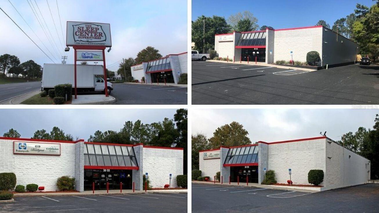 Bosshardt Realty Services has been exclusively selected to market this free standing 10,000 SF building in
Ocala, Florida. With 138’ of highway frontage, 14' max clear height, easy access to I-75, and prominent
pylon signage, the subject property is located along a high tra?c retail and restaurant corridor with over
45,000 AADT. The asset is currently home to The Sleep Center - a regional mattress store, located
throughout North Central Florida.