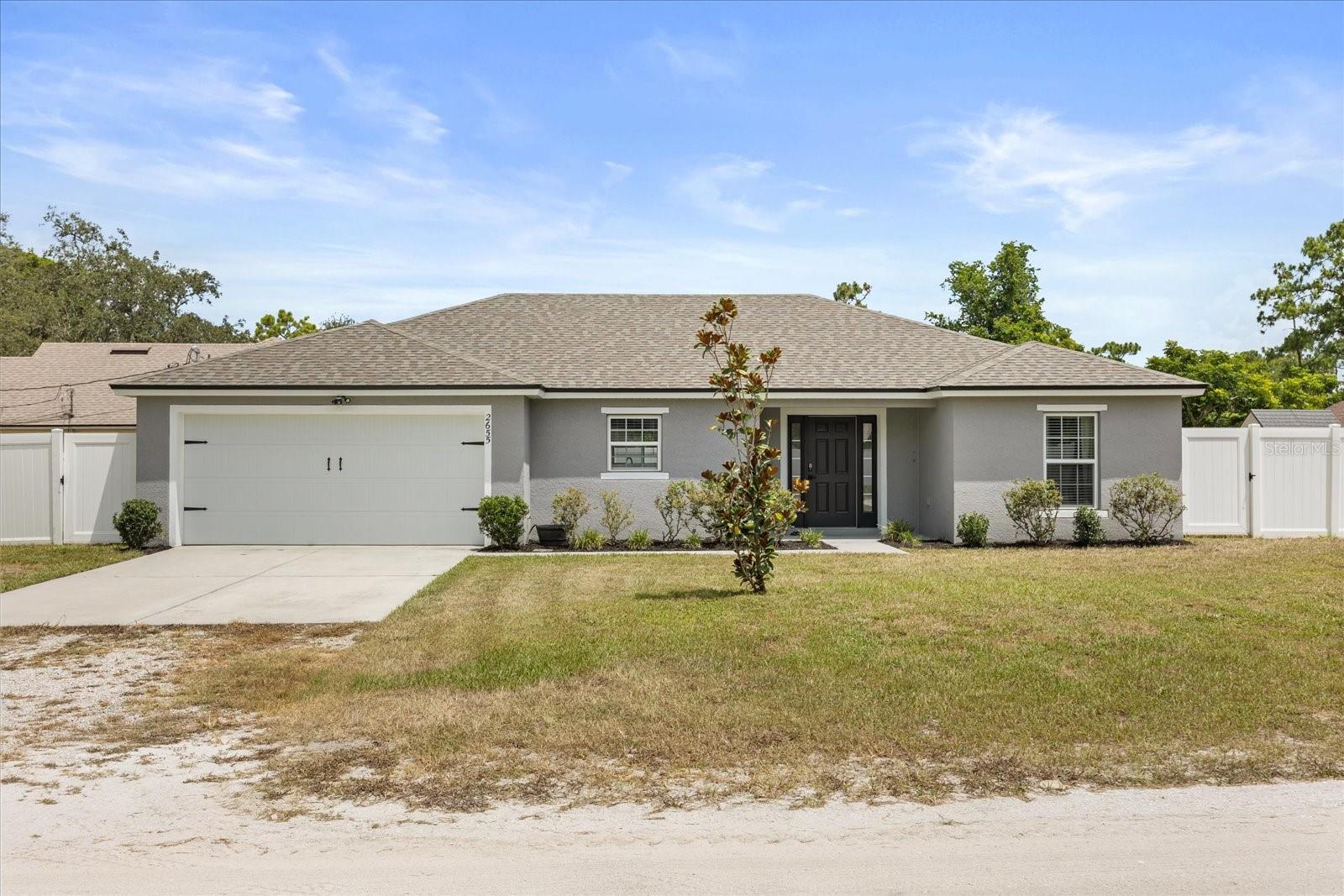 Welcome to 2655 Laurel Road in the heart of DeLand. Built in 2021 by Atlas Homes, this move-in ready home offers the perfect blend of modern design and laid-back Florida living. With three bedrooms, two bathrooms, and a bright open-concept layout, it's the kind of space that feels like home the moment you walk in. Sitting on over a quarter acre with no HOA, you'll love the flexibility and freedom that comes with this oversized lot. Whether it's storing your boat, adding a pool, or finally starting that garden you've been dreaming of, the possibilities are endless. Located just five minutes from award-winning downtown DeLand and a short drive to Stetson University, you'll enjoy the charm of local shops, restaurants, and community events while still having your own peaceful retreat to come home to. This is your chance to own a newer home in one of Florida's most loved small towns with the space and freedom to make it your own.