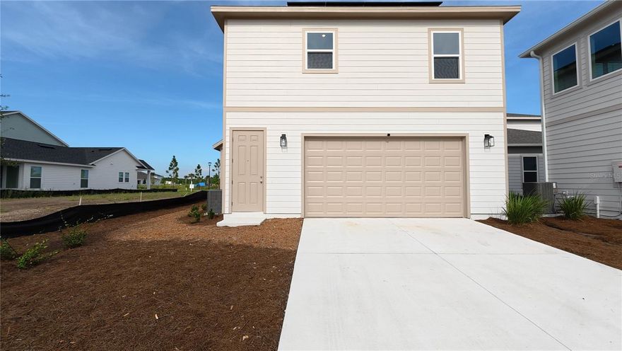 Start a new life in Sunbridge with this brand-new studio apartment, located on the second floor of a next-generation home on Sailhouse Street. Enjoy an open-concept space that blends a cozy living area, home office, and creative corner; a full-size kitchen with stainless-steel appliances, 42-inch cabinets, and premium countertops; a private bathroom with contemporary spa-style finishes; and an in-unit laundry room with washer and dryer included. Panoramic windows fill every corner with natural light, while the pre-installed fiber-optic internet ensures seamless remote work and streaming.

Living here means being part of Weslyn Park, the newest community within the visionary Sunbridge master plan, where every home comes equipped with solar panels that lower your energy bills and carbon footprint. Shaded trails lined with oaks and pines connect your doorstep to Acorn Park — featuring a pool, cabana, and community garden — and to the upcoming Watershed Amenity Center, a resort-style club with a gym, restaurant, and kayak launch set to open in the coming years.

Just around the corner is the new Voyager K-8 school, opening in 2025, and only twelve minutes away lies Lake Nona Medical City, a hub of innovation, health, and world-class sports facilities. Orlando International Airport is a quick twenty-minute drive, with fast access to SR-417 and 528. Restaurants, cafés, shops, and supermarkets continue to multiply within and around Sunbridge, driving appreciation and attracting forward-thinking investors and residents alike.

The owners cover water, community electricity, and HOA fees — so your only concern is to enjoy the most innovative and sustainable lifestyle in Central Florida. Whether you’re a remote professional or a couple seeking a safe, modern environment with strong appreciation potential, this studio is your opportunity.