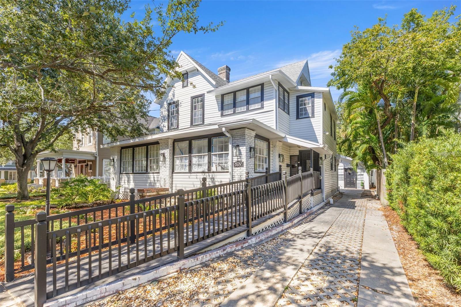 Rare 4-unit fully furnished income property in the heart of Hyde Park, Tampa! Located just a two-minute walk from Bayshore Boulevard, this exceptional quadplex presents an incredible opportunity to own a high-performing asset in one of Tampa’s most desirable and walkable neighborhoods. Zoned RO-1 (Residential Office), the property allows for a unique blend of commercial office or residential use, offering long-term flexibility and value rarely found in Hyde Park. The property features two structures — a main house with three units and a detached ADU (casita) that is separately metered for electricity. This income-producing property includes four fully furnished, rent-ready units generating a combined $10,874 in monthly income. Unit 1: 2 Bed / 2 Bath | Projected $3,000/month (Currently being renovated). Unit 2: 2 Bed / 2 Bath | Projected $4,000/month (Upstairs Airbnb). Unit 3: 1 Bed / 1 Bath | $2,10/month (Lease ends October 2025). Unit 4: 1 Bed / 1 Bath | $1,774/month (Detached Casita – Long-term tenant through June 30, 2026). With a total annual income of $130,488 and a prime location in Tampa’s urban core, this property stands out as a premier investment opportunity. Its unbeatable location, proven rental performance, and rare mixed-use zoning make it ideal for investors seeking consistent income, appreciation potential, or a hybrid office-residential setup in the heart of Hyde Park.