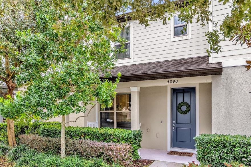 Enjoy carefree living in this exclusive gated community in St. Cloud. This well-designed 2-bedroom, 2.5-bath END UNIT townhome features a welcoming front porch and an open-concept layout ideal for everyday living and entertaining. The spacious living area flows seamlessly into the dining room and kitchen, creating a bright and functional space.
Upstairs, a versatile loft provides the perfect flex area for a home office, media room, or additional living space. The spacious primary suite includes a walk-in closet and a large ensuite bath. Secondary bedroom also offers privacy with an ensuite bathroom. 
Outside, enjoy a charming brick-paver courtyard with a covered walkway leading to the two-car garage. Residents of this amenity-rich community enjoy access to a resort-style pool, fitness center, basketball courts, clubhouse, and a community dock, offering the perfect balance of relaxation and active living in a secure, low-maintenance setting