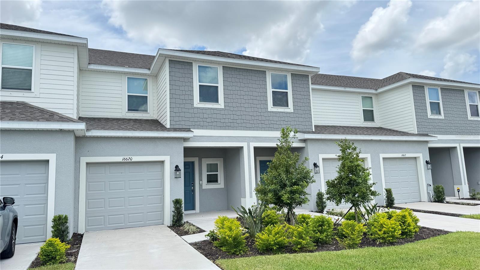 Unfurnished Annual Rental Available Now. Located in the brand-new community of The Townhomes at Azario. This stylish brand-new three-bedroom, two-and-a-half-bath townhome offers 1,373 square feet of incredible living space. The layout is both functional and inviting, featuring a contemporary kitchen complete with sleek white cabinetry, stainless steel appliances, quartz countertops, and a spacious pantry. The main level flows seamlessly into the open-concept dining and living areas, complemented by a convenient half bath and a private patio with serene lake views. Upstairs, the primary suite provides a peaceful retreat with a private en-suite bathroom that includes dual vanities and a walk-in shower. The secondary bedrooms are generously sized with an additional full bathroom. A full-size washer and dryer are conveniently located on the second floor for added ease, along with two closets for additional storage. Residents will enjoy access to community amenities including a sparkling pool and a dog park, all within a beautifully maintained setting. Only Minutes from Lakewood Ranch Main Street, Waterside, Medical Centers, Nathan Benderson Park with world class rowing events, premier sports fields and world class beaches. Convenient to shopping, restaurants, entertainment, and UTC Mall. Easy access to I-75, Sarasota Airport, Tampa International Airport, and Tampa/St. Petersburg.
