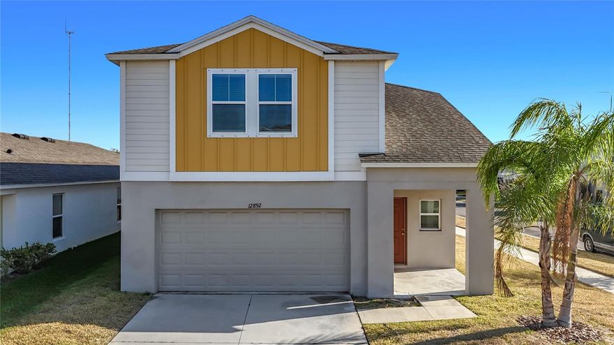 This beautiful, like-new two-story home on a corner lot offers a light-filled, open layout designed for comfortable living. The white kitchen with stainless steel appliances and island seating flows seamlessly into the main living area, ideal for entertaining. Upstairs you’ll find generously sized bedrooms and a flexible loft space that can adapt to your needs. Light, bright, and impeccably maintained. Clean, modern finishes throughout make this home truly turnkey. Easy to show!