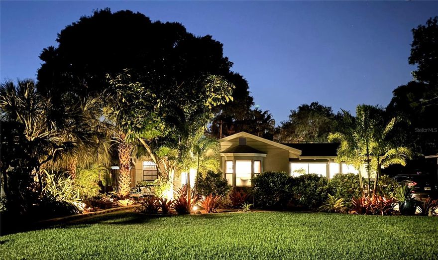 Nestled in the heart of charming Gulfport and steps from the Yacht Club, this completely remodeled 2-bedroom, 2-bathroom cottage is ready for its next chapter. A light-filled open floor plan has been tastefully updated with all required permits. The kitchen includes new cabinetry with elegant leathered marble countertops, new stainless appliances, and updated lighting. Two spacious bedrooms each have walk-in closets and ensuite bathrooms with new tilework and cabinetry. With all major systems recently updated, impact windows and fresh paint inside and out, this home is truly move-in ready! A spacious fully fenced back yard provides privacy with lush, mature landscaping. The detached oversized one-car garage includes a workbench and raised shelving perfect for a workshop, art studio, or extra storage. With the vibrant waterfront dining and arts district just steps away, easy access to pristine Gulf beaches and all that Tampa/St. Pete offers, the best of Florida living awaits! With the added benefit of a successful monthly rental history, this property provides a fantastic investment opportunity in a sought-after Gulfport location! The property is located in an area of Gulfport where short term rentals are restricted to a minimum 30-day rental and no more than 3 times in a calendar year.