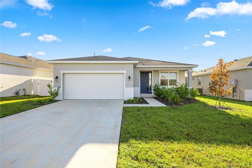 Available now in the sought-after community of Calesa Township! This beautiful 3-bedroom, 2-bathroom home offers modern comfort and space with a large bonus room, perfect for a home office or playroom. Enjoy granite countertops, shaker-style cabinets, and stainless-steel appliances in the open kitchen. The home also features an inside laundry room, covered front porch, screened back lanai, and a 2-car garage. HOA dues are paid by the owner, giving you full access to the incredible community amenities — pools, splash pads, play parks, fitness center, walking trails, and more. Don’t miss your chance to live in one of Ocala’s most desirable master-planned communities. Available now — schedule your showing today!