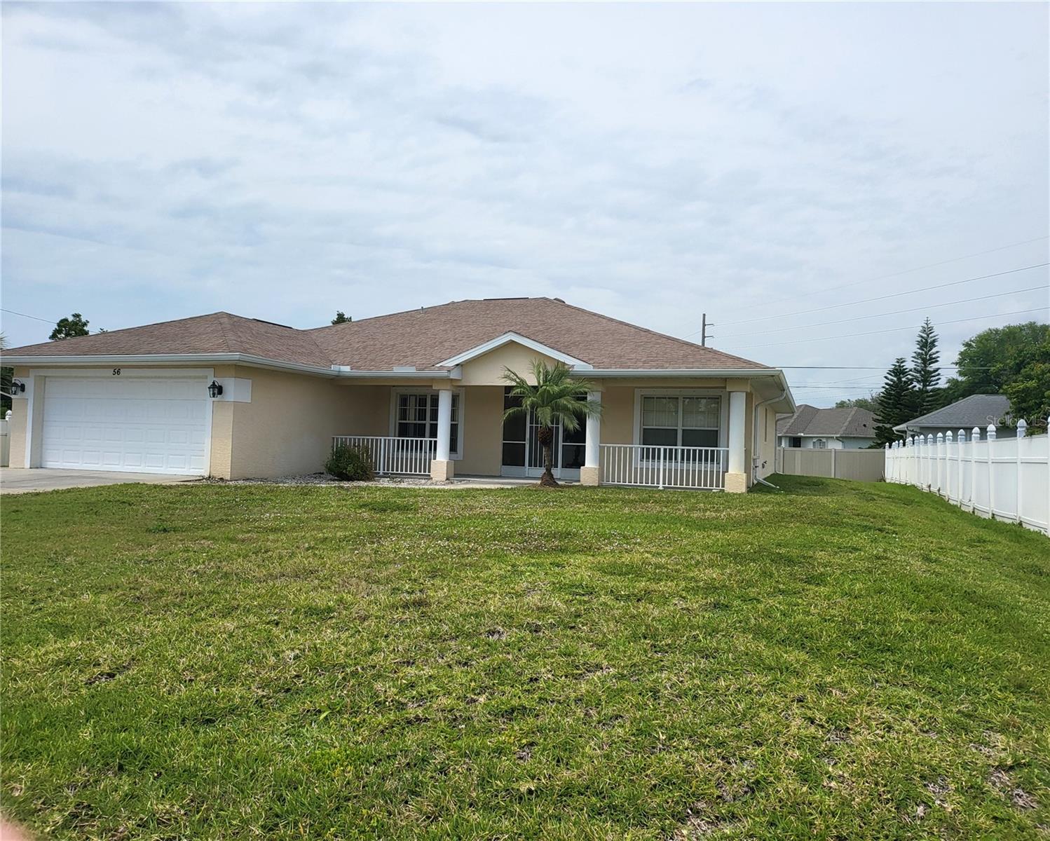 This great 3/2/2 home is Florida living in style. This home features front and back covered area for your enjoyment, large open living room with high ceilings.. Sprinkler system, front culvert making a level front yard to the road. This home is close to the beaches and shopping. If you are looking to bring your boat, join the South Venice Association for access short drive and the South Venice Beach. ****Brand New Roof, ****