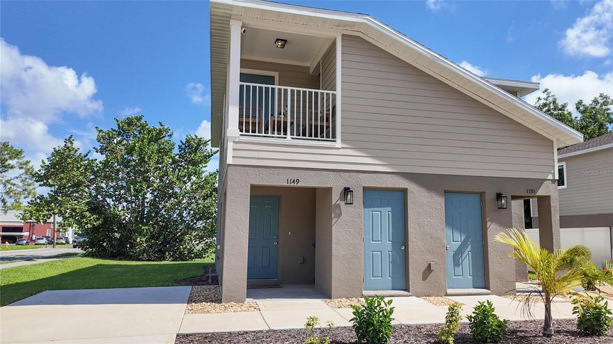 Stunning 2024 Duplex in the Heart of Lakeland! Experience modern living and exceptional income potential with this nearly new duplex featuring two beautifully designed 2-bedroom, 2-bath units. Each unit offers open-concept living, contemporary kitchens with stainless steel appliances, soft-close cabinetry, and convenient in-unit laundry. The thoughtful layout includes one unit on the first floor and one on the second — ideal for privacy and flexibility.

Built with quality and attention to detail, this property also provides ample parking and a low-maintenance design, appealing to both investors and owner-occupants alike. Located just minutes from downtown Lakeland, Bonnet Springs Park, shopping, dining, and I-4, this turnkey duplex combines comfort, convenience, and strong rental demand. Whether you’re seeking a live-in investment opportunity or a move-in-ready, income-producing property, this one checks every box. Don’t miss this rare opportunity to own an exceptional property in one of Central Florida’s fastest-growing areas!