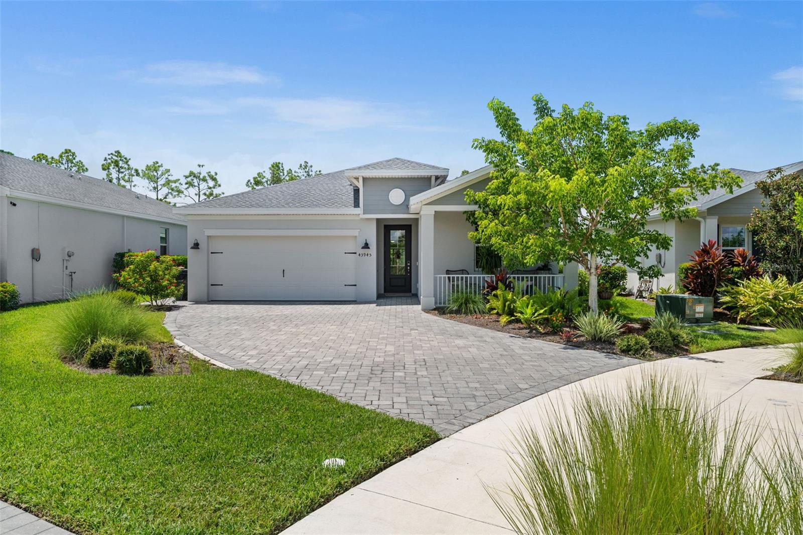If you’re looking for privacy, tranquility, and plenty of space for people AND vehicles, this beautifully upgraded Babcock Ranch home has it all! Located in the sold out Crescent Grove neighborhood, this house is perfectly situated on a quiet cul-de-sac with an amazing preserve view. This home offers over 1,900 sq ft of living space with 3 bedrooms + den, 2 bathrooms, and an open-concept great room. The kitchen has stainless appliances and granite countertops, and the breakfast bar and separate dining table provide options for mealtimes. The oversized lot backs to a private preserve, creating a peaceful backyard oasis with plenty of room to relax or entertain. In addition to the 2 car garage, an extra-wide driveway easily accommodates up to four cars, a rare find in the community. Inside, thoughtful upgrades include brand-new carpet in the bedrooms, custom window treatments, additional recessed lighting in the kitchen, bathrooms, and garage, a reverse osmosis water system, and a convenient glass sprayer for bottles and tumblers. A whole-home dehumidifier adds year-round comfort. The central location provides easy access to schools, shopping, nature trails, and community pools and parks, while Crescent Grove has one of the lowest HOA fees in Babcock Ranch. If you’re ready to experience life in America’s first solar powered town, this home truly checks all the boxes.