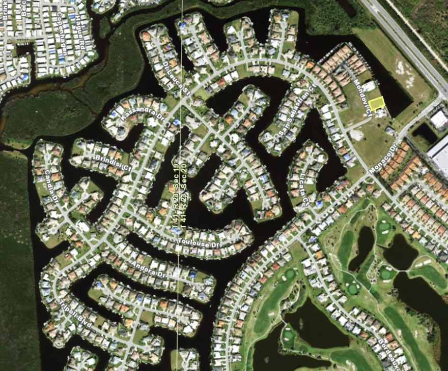 Don't miss this rare opportunity to build your custom waterfront home on an oversized lot in the desirable community of Burnt Store Isles! This .34-acre parcel offers 101 feet of street frontage and approximately 75 feet of concrete seawall on a wide, 300-foot saltwater canal—perfect for boating with quick access to Charlotte Harbor and the Gulf. Located on a quiet dead-end street, this west-facing lot provides beautiful sunset views and ample space for a spacious single-family home with a pool and dock. Public utilities are available, and there's no mandatory HOA—just a voluntary association. One of the few remaining waterfront lots in BSI, it’s close to golf, shopping, restaurants, and all that Punta Gorda can provide. Secure your slice of paradise today!