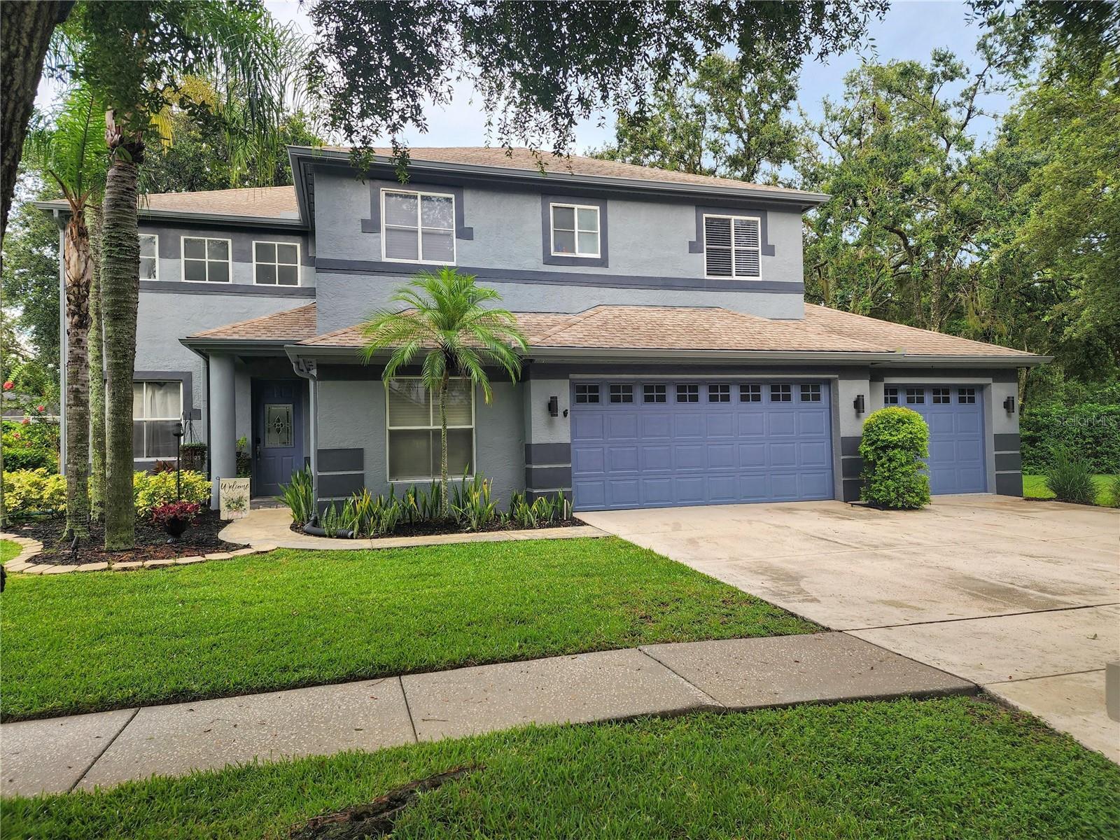 Stunning 6-Bedroom Pool Home in Gated River Hills Community!
Welcome to your dream home in the highly sought-after gated community of River Hills! This spacious 6-bedroom, 4-bathroom beauty has 3,175 sq ft of comfortable living space, a 3-stall garage, and sits on a generously sized private corner lot.
Step inside to find a luxuriously remodeled kitchen featuring granite countertops and modern finishes—for entertaining or quiet family meals. The open floor plan showcases Core luxe LVP flooring throughout the main level and continues upstairs, has durability and a stylish modern look.
The master suite is your own private retreat, boasting two walk-in closets, a spa-style bathroom with a garden tub and separate shower, and an attached office—as a nursery or quiet sitting room.
Outdoors, your private oasis awaits! The screened lanai opens to a completely redone saltwater pool (just 3 years ago) featuring: New mini-pebble, heater, infinity-edge hot tub, new pump, tile, and extended paver patio that countifies outside. Never again do you have to string Christmas lights with the home exterior permanent lighting!
Plus, enjoy peace of mind with the new electrical panel, 50-amp generator plug, whole-house surge protector, and tankless hot water heater.
Fresh paint inside and out means this home is move-in ready! For nature lovers, a private trail entrance is just across the street, has miles of scenic walking paths along the Alafia River, with shark tooth hunting in winter!