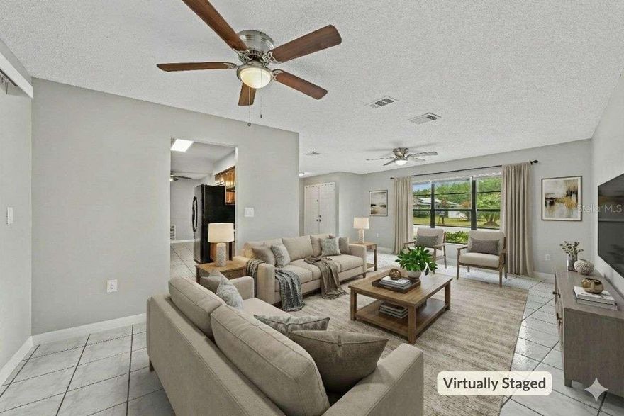 Welcome to this beautiful 4-bedroom, 2.5-bath home in desirable Poinciana—offering modern design, everyday comfort, and true Florida living. Inside, enjoy a bright open-concept floor plan highlighted by tile flooring, contemporary finishes, and plenty of natural light, creating a warm and inviting space perfect for both relaxing and entertaining. The kitchen takes center stage with energy-efficient appliances, granite countertops, and generous cabinet storage—ideal for shared meals or hosting guests. The spacious primary suite provides a private retreat with an ensuite bath and a large walk-in closet. Three additional bedrooms offer flexibility for guests, or a home office. Step outside to a huge backyard and patio, ready for BBQs, gatherings, play, or peaceful evenings under the Florida sun. Recent updates include a newly replaced roof and fresh interior paint, giving the home a clean, move-in-ready feel. Residents enjoy resort-style amenities including a community pool, playground, and fitness center, all just minutes from local shopping, dining, schools, and major roadways. This home is a rare find—plan your private tour today and make it yours!
