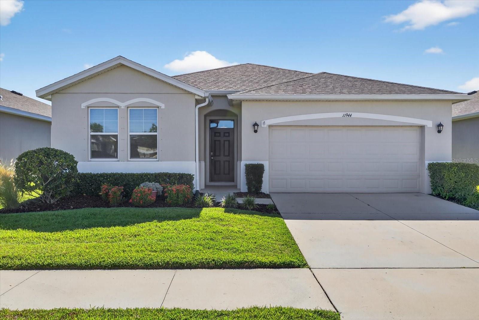 Welcome to this beautifully maintained 3-bedroom, 2-bathroom home located in the gated, luxury-style community of WaterLeaf. Offering a smart layout and quality finishes, this home is both stylish and functional, ideal for first-time buyers, or anyone seeking low-maintenance living. Step inside to an open-concept design with a bright, spacious living area. The kitchen seamlessly connects to the dining and living spaces, separated by a generous island that makes it easy to cook, gather and stay connected. You’ll also enjoy modern appliances, plenty of counter and cabinet space, a walk-in pantry, and a reverse osmosis water system.
The split-bedroom floor plan provides privacy, featuring a spacious primary suite with a massive walk-in closet and an en-suite bath featuring dual vanities and a separate shower. The laundry room is conveniently accessible from both the primary closet and the main hallway. From the dining area, step out to a screened-in back patio and enjoy a peaceful backyard with no rear neighbors or busy roads—an ideal setting for outdoor relaxation. This home is truly move-in ready. Fresh interior paint give the home a like-new feel, while the HOA-covered landscaping means less to worry about and more time to unwind.
WaterLeaf offers resort-style amenities, including a clubhouse, pool, fitness center, playgrounds, walking trails, and dog parks—all within a secure, gated community. Located near top-rated schools, restaurants, retail, and with quick access to I-75 and MacDill AFB, this home delivers the perfect combination of comfort, convenience, and lifestyle.