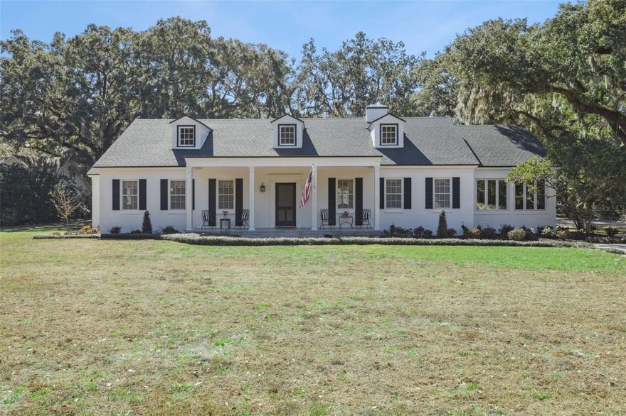 Only two owners since 1952 have called this Oakland mansion home, will you be the third? Set on over an acre, surrounded by majestic oaks, and multi-million dollar homes this elegant home is time capsule of yesteryear. The long paver driveway, with ample parking for all, eventually leads to the oversized two car garage. A spacious front porch is perfect for languishing about over coffee in the morning, or beverages in the evening. Enter through the original front door and prepare to be wowed! Gleaming original hardwood floors adorn the grand reception foyer, extending nearly to the back of the home. To your right you will appreciate the quality of old world construction, complete with built-in book case, WOOD BURNING fire place, and hardwood floors. To the back of the house you will note the spacious and graceful dining room, just waiting for new memories to be made. The kitchen features a breathtaking 6 burner gas range with hood, sub zero refrigerator, a walk-in pantry, original glass front cabinets, and an eat in area. A massive laundry room leads to the oversized garage that is already plumbed to add a pool bath in the future. Adjacent to the kitchen is a stunning wood paneled office that actually served as a citrus moguls office, complete with a private entrance. Returning to the front of the home, is a bright Florida room/family room. The enormous primary bedroom has an original en-suite bath, walk in closet, and second closet. The other two bedrooms are very large by today's standards, and the original hall bath recalls to a simpler time, when things were built to last. As if that isn't enough, there is an upstairs bonus room which could serve as a multitude of options. A rear courtyard styled patio is perfect for grilling out with family and friends. The entire home is bathed in tons of natural lighting. Outback you will see a very large shed, capable of housing another car, she shed, man cave, workshop etc. There simply is nothing else like this home, anywhere with-in such great proximity to the year-round events happening in Downtown Winter Garden, and Oakland. You can even drive your golf cart through Oakland, and into Downtown Winter Garden!
